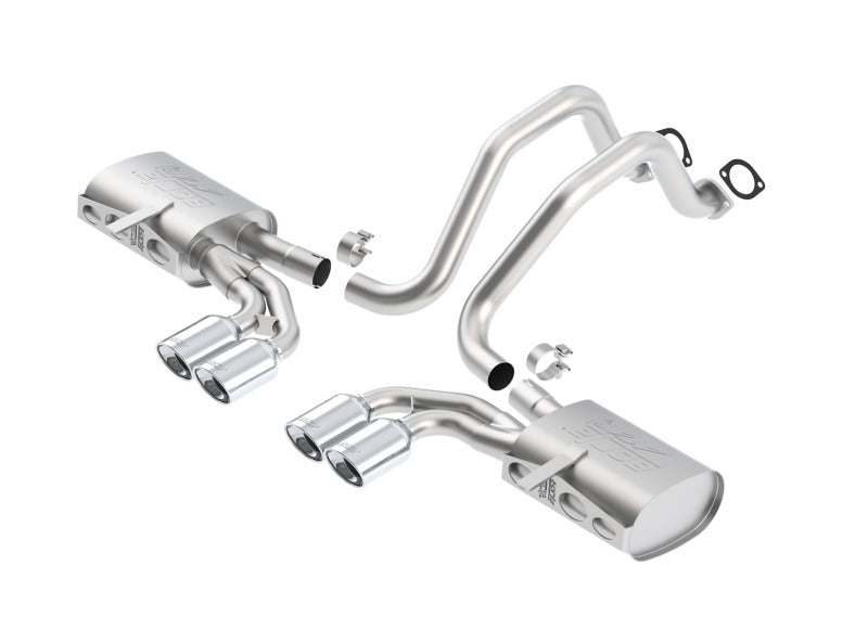 Borla ATAK SS Cat-Back Exhaust System for 1997-2004 Chevrolet Corvette 5.7L V8