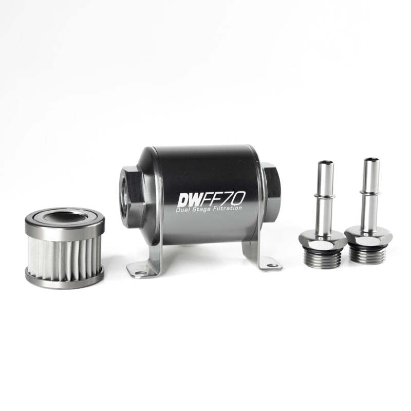 DeatschWerks 8-05-02-010 Stainless Steel 10 Micron Fuel Filter for Ford Mustang (2007-2013)
