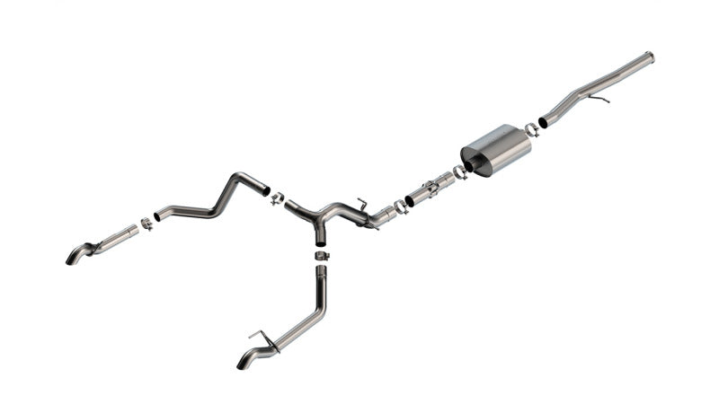 Borla 22-23 Chevrolet Silverado 1500 ZR2 & GMC Sierra 1500 AT4X 6.2L ATAK Cat-Back Exhaust System