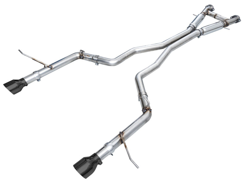 AWE Tuning Track Edition Exhaust with Diamond Black Tips for Dodge Durango 2018-2024