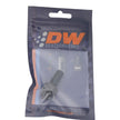 DeatschWerks 6AN ORB Male to 3/8 Inch Male Triple Barb Fitting with O-Ring - Anodized Matte Black