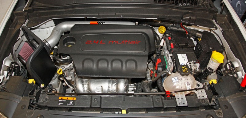 K&N Engineering High Flow Performance Cold Air Intake Kit for 2015-2016 Jeep Renegade L4-2.4L – Part 77-1565KS