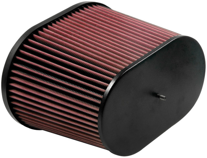 K&N Engineering RC-5178 Universal Air Filter - Oval Straight, 3.688-Inch Flange ID, 10.25-Inch Base Outside Length, 7.875-Inch Height for Ford F-250 Super Duty