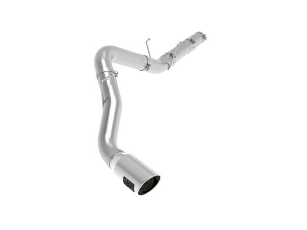 aFe ATLAS 5-Inch DPF-Back Aluminum Steel Exhaust System with Polished Tip for 2019-2020 Ram 2500 Diesel Trucks L6-6.7L (td)