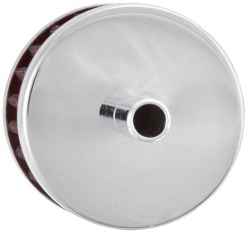 K&N Engineering Steel Base Crankcase Vent Filter with 3/8 inch Tube - Classic Car & Racing Application