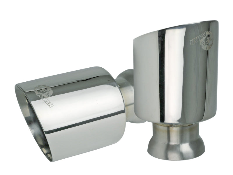 aFe MACH Force-XP 4-1/2 Inch Polished OE Replacement Exhaust Tips for Dodge Charger and Hellcat 2015-2019
