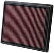 K&N Engineering Replacement High-Flow Air Filter for Chevrolet Impala & Cadillac XTS (Part #33-2483)