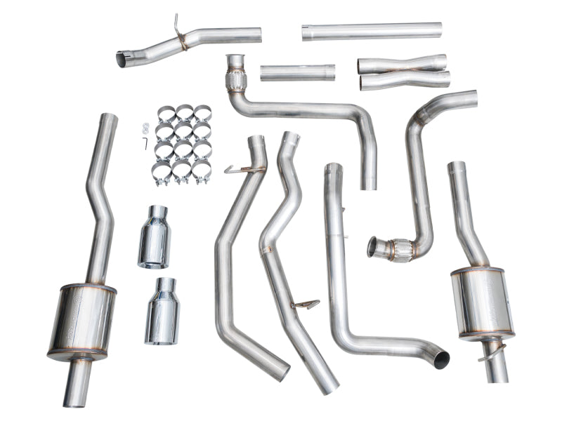 AWE Tuning 2025+ Ram 1500 3.0TT Rebel Cat-Back Exhaust with Chrome Silver Tips