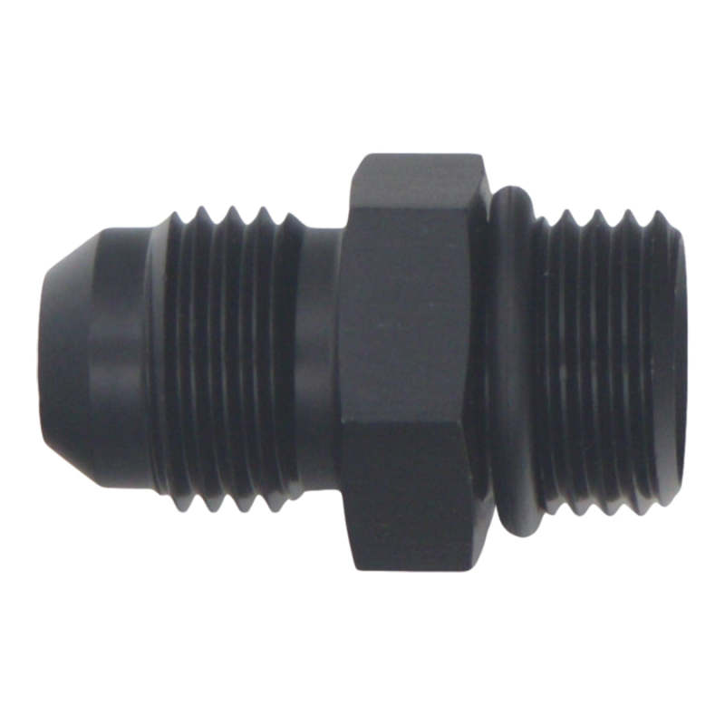 DeatschWerks 6AN ORB Male to 6AN Male Flare Adapter with O-Ring - Matte Black