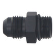 DeatschWerks 6AN ORB Male to 6AN Male Flare Adapter with O-Ring - Matte Black