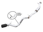 AWE Tuning 2021+ Ford Bronco 0FG Single Rear Exit Exhaust with Diamond Black Tip and BashGuard™