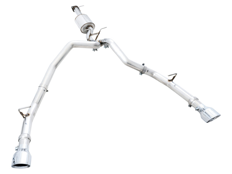 AWE Tuning 19-21 Ram 1500 5.7L Dual Rear Exit Cat-Back Exhaust with Chrome Silver Tips (Part #3015-32005)