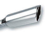 Borla Universal 4-Inch Round Rolled-Edge Exhaust Tip with Bright Chrome Finish - Part 20246