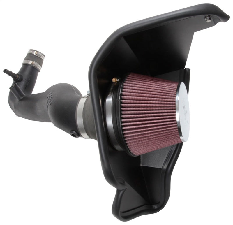 K&N Engineering 63-2606 High-Flow Cold Air Intake System for 2018-2022 Ford Mustang 2.3L EcoBoost