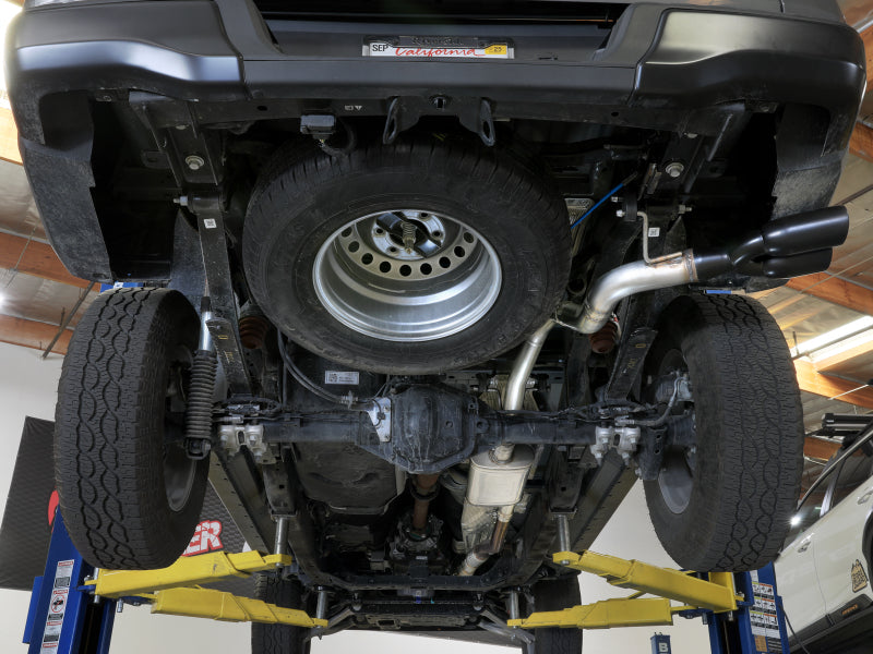 aFe 2024+ Ford Ranger Vulcan Series 2.5 inch to 3 inch Cat-Back Exhaust with Black Tips