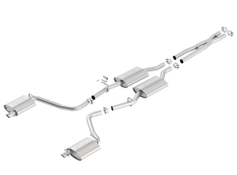 Borla ATAK Cat-Back Exhaust System for 2015-2021 Chrysler 300 and Dodge Charger 3.6L V6 Models