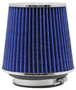 K&N Engineering Universal Air Filter Chrome Round Tapered – 4-inch Flange ID, 1.125-inch Flange Length, 5.5-inch Height