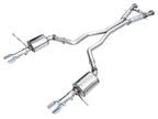 AWE Tuning Touring Edition Exhaust for Dodge Durango 2018-2024 with Chrome Silver Tips