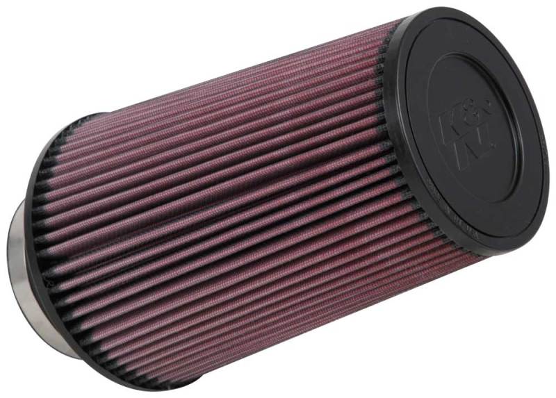 K&N Engineering Universal Rubber Air Filter - 3 1/2 Inch ID, 6 Inch Base, 4 5/8 Inch Top, 9 Inch Height