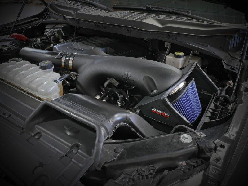 aFe Rapid Induction Cold Air Intake System with Pro 5R Filter for 2021+ Ford F-150 V6-3.5L by aFe Part 52-10010R
