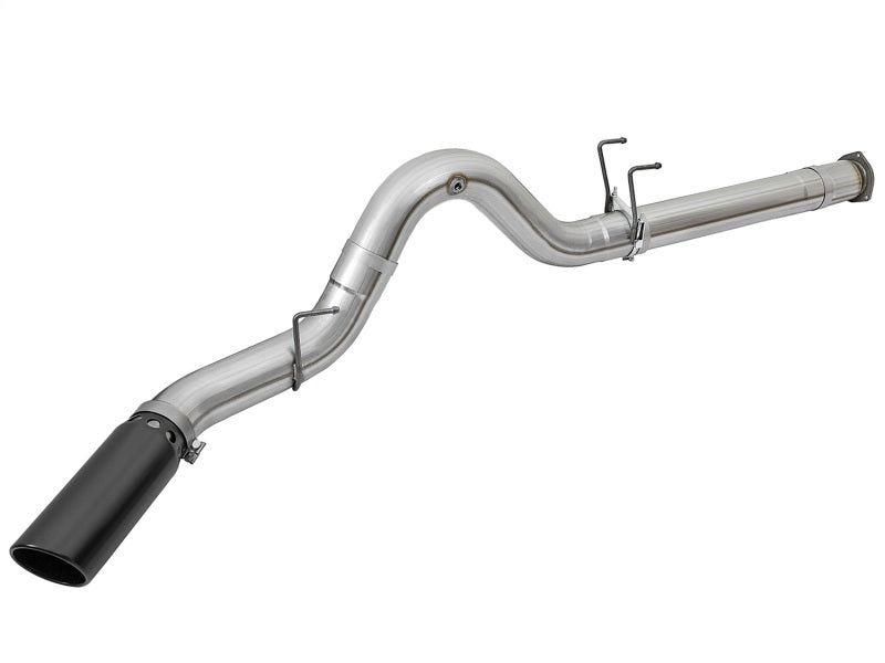 aFe ATLAS 5-Inch DPF-Back Aluminized Steel Exhaust System with Black Tip for 2017 Ford F-250/F-350 6.7L Diesel