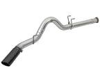 aFe ATLAS 5-Inch DPF-Back Aluminized Steel Exhaust System with Black Tip for 2017 Ford F-250/F-350 6.7L Diesel
