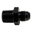 DeatschWerks 6AN Male Flare to 3/8 Inch Male NPT Adapter - Anodized Matte Black