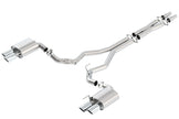 Borla 2018-2023 Ford Mustang GT 5.0L AT/MT ATAK 3-Inch Cat-Back Exhaust System with Polished Tips