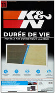 K&N Engineering HVAC Filter Part HVC-11424 – Washable & Reusable, MERV 11 Pleated Synthetic Media, 14 x 24 x 1 Inches