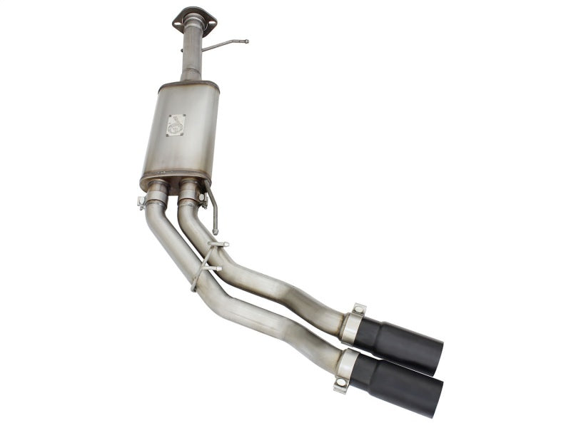 aFe Rebel Series Dual Center Exit Cat-Back Exhaust System for Jeep Wrangler (JK) with 3.6L/3.8L V6 Engines