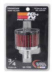 K&N Engineering 62-1030 Steel Base Crankcase Vent Filter with Reusable Synthetic Media