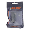 DeatschWerks 8AN Female Swivel Straight Hose End PTFE - Anodized Matte Black, Part No. 6-02-0854-B