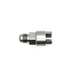 DeatschWerks 6AN Male to 3/8 Inch Female EFI Quick Connect Adapter - Titanium Anodized