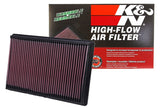 K&N Engineering 33-2247 High-Flow Reusable Air Filter for Dodge Ram 1500 (2004-2007) 3.7L, 4.7L, 5.7L
