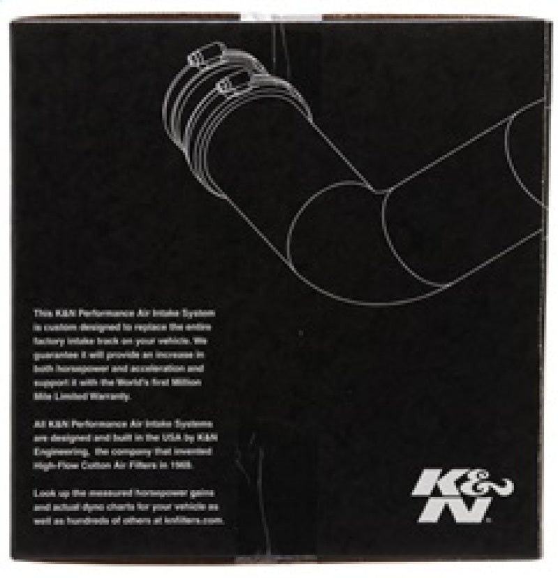 K&N Engineering Part 57-3016-1 High-Flow Cold Air Intake System for 1997-2000 GMC C3500 with 7.4L V8 Engine
