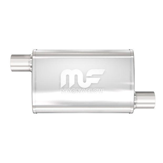 MagnaFlow Mag SS 14x4x9 Oval Straight-Through Performance Exhaust Muffler Part #11236 for Ford Mustang