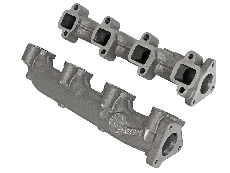 aFe Power BladeRunner Ported Ductile Iron Exhaust Manifold for GM Diesel Trucks V8-6.6L (2001-2016)