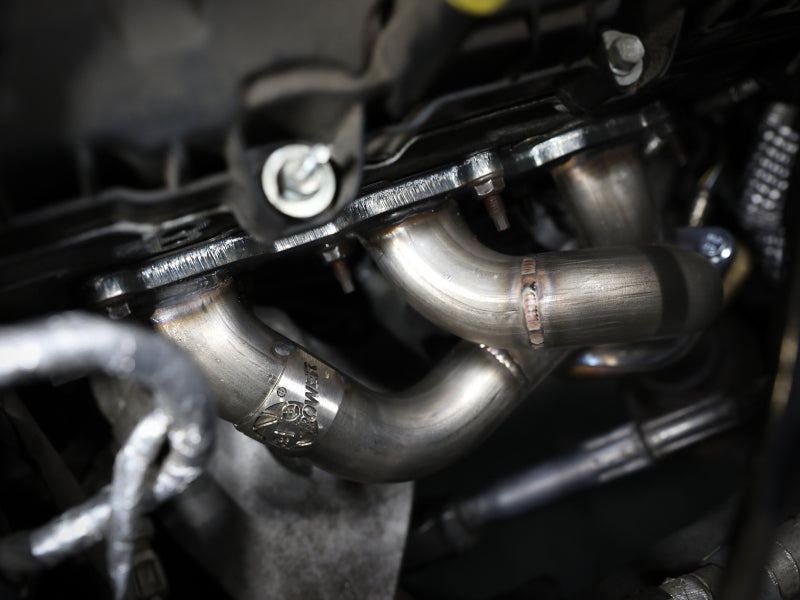 aFe Twisted Steel Short Tube Header for 2011-2017 Ford Mustang V6 3.7L - Performance Replacement