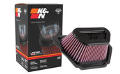 K&N Engineering YA-1020 High-Flow Replacement Air Filter for Yamaha YZF-R1 (2020-2024)