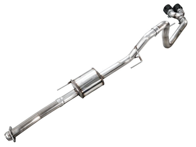 AWE Tuning 3015-33145 Ford F-150 (2021-2025) Dual Side Exit Cat-Back Exhaust with 4.5-Inch Diamond Black Tips