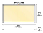 K&N HVAC Filter - 16 x 25 x 1, Reusable Synthetic Pleated Air Filter with MERV 11 Rating