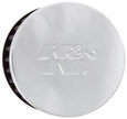 K&N Engineering 62-1440 Crankcase Vent Filter with Chrome Top and Reusable Synthetic Media