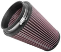 K&N Engineering Universal Clamp-On Air Filter 5 Inch Flange for Jeep Wrangler 2018-2019