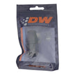 DeatschWerks 8AN Female Swivel Straight Hose End PTFE - Anodized Matte Black, Part No. 6-02-0854-B