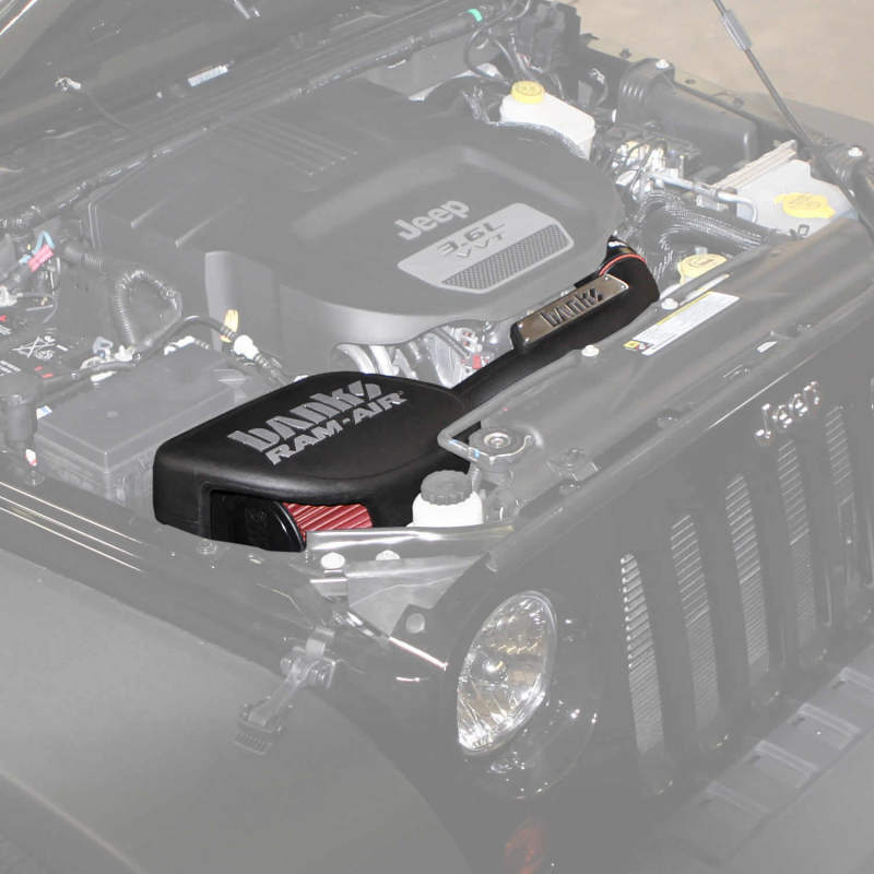 Banks Power 12-15 Jeep 3.6L Wrangler Ram-Air Intake System - Cold Air Intake with Large Filter and Enclosed Housing