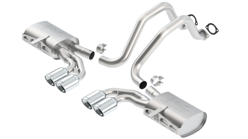 Borla ATAK SS Cat-Back Exhaust System for 1997-2004 Chevrolet Corvette 5.7L V8