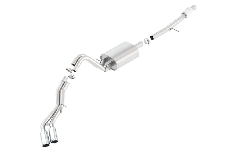 Borla Touring Cat-Back Exhaust System for 2015-2020 Chevrolet Suburban 5.3L V8 - Dual 2.25 Inch Tips