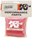 K&N Engineering Red Drycharger 5.25 inch x 3 inch Round Tapered Air Filter Wrap Part #22-2030PR