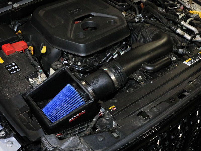 aFe 24-26 Jeep Wrangler JL L4-2.0L Rapid Induction Cold Air Intake System with Pro 5R Filter