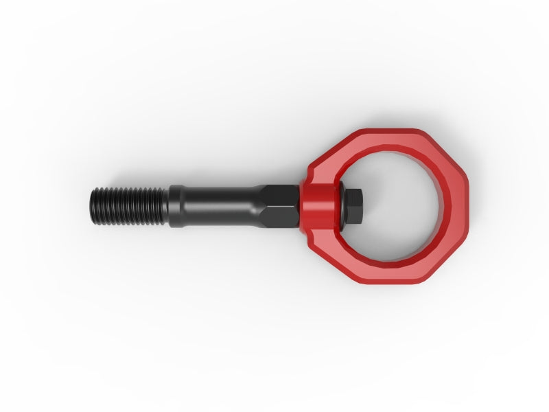 aFe CONTROL Rear Tow Hook for Chevrolet Corvette C8 (2020-2026) – Red